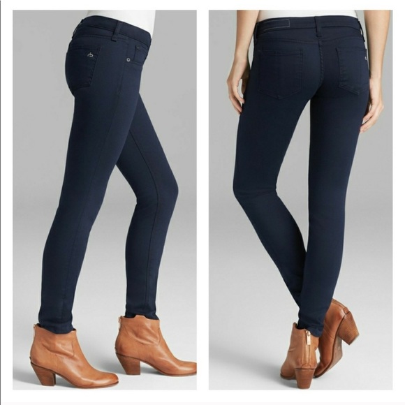 rag & bone Denim - Rag & Bone Navy Skinny Jeans